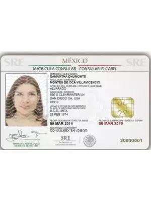 MEXICAN CONSULAR ID CARDS