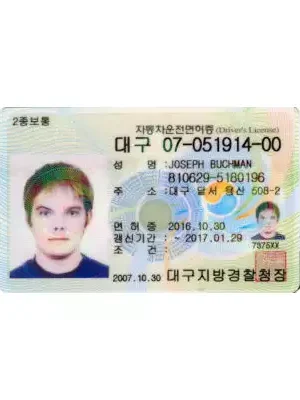 SOUTH KOREAN DRIVER’S LICENSE ONLINE