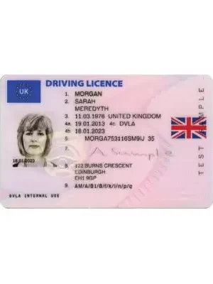 UK DRIVER’S LICENSE ONLINE
